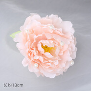 歐陽先生超仙絹花發(fā)飾釘珠花朵發(fā)夾 漢服邊夾女復(fù)古珍珠花夾兒童花花發(fā)卡 秋色-嫩粉