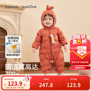 巴拉巴拉兒童輕薄羽絨服男女童冬裝連體衣2025造型可愛(ài)趣味萌208425120203