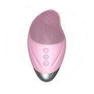 潔面儀神器電動(dòng)洗臉儀充電式男女震動(dòng)硅膠導入刷自動(dòng)深層清潔毛孔 粉紅色可加熱 usb充電款