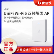 UBNT優(yōu)倍快U6-PRO企業(yè)UniFi千兆雙頻吸頂無(wú)線AP全屋WiFi6覆蓋Ubiquiti U6-IW[WiFi6]