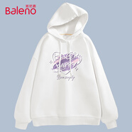 班尼路（Baleno）套頭連帽衛(wèi)衣女2025年春秋季薄款寬松休閑小個(gè)子外套上衣