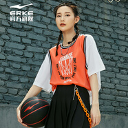 鴻星爾克T恤男夏季圓領(lǐng)時(shí)尚簡(jiǎn)約透氣情侶舒適單件短袖針織衫運動(dòng)上衣t恤男 亮賞橘-2115-男款 XL