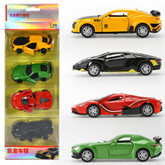 康迪拉家族兒童玩具車(chē)3-6歲男孩汽車(chē)模型合金蘭博基尼套法拉利裝生日禮物