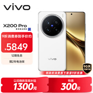 vivo X200 Pro 衛(wèi)星通信版16GB+1TB 白月光 蔡司2億APO超級(jí)長焦 藍(lán)晶×天璣9400 6000mAh藍(lán)海電池 手機(jī)