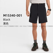土撥鼠Arch Rock男款速干短褲戶外徒步彈性UPF50F曬F潑水官方旗艦正品 黑色 30