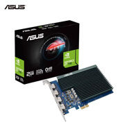 華碩（ASUS）華碩（ASUS） GT1030/GT710/GT730 2G獨(dú)立顯卡 多屏卡 2U刀卡 獨(dú)立顯卡 GT730-4H-SL-2GD5（4HDMI)）