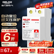 德力西（DELIXI） 自復(fù)式過欠壓保護(hù)器1P+N兩相四線過欠壓保護(hù)DZ47SGQR斷路器 1P+N 63A