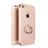 戴為 iphone8/7plus手機(jī)殼保護(hù)套指環(huán)扣適用于支架全包防摔磨砂外殼男女款蘋果8 7plus手機(jī)殼送鋼化膜 5.5寸蘋果8plus(A1864)金色