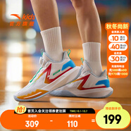 安踏兒童籃球鞋男童鞋子皮網(wǎng)面透氣運(yùn)動(dòng)鞋實(shí)戰(zhàn)耐磨防滑中大童訓(xùn)練球鞋 安踏白/經(jīng)典紅/亞海藍(lán)-1 35