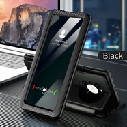 VIVO【品質(zhì)原裝】適用于vivoy11手機殼y10真皮保護套y100翻蓋式y(tǒng)100i 黑色(收藏送膜) vivo Y11
