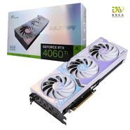 七彩虹（Colorful）RTX3060Ti/4060Ti G6X Ultra W白色/性能級256位電競設計游戲顯卡 RTX4060Ti OC/高頻版(白色）