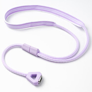 適用小天才電話(huà)手表Z10/Z9/Z11/Z8A/Z7S掛繩兒童掛脖掛套專(zhuān)用掛繩 【豆紫】創(chuàng  )新調節扣丨一拉即用 適用：Z7/Z6/Z5/Z3/Z2【送工具】