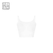 美洋（MEIYANG）大露背背心杜邦萊卡3D胸墊清涼透氣一體式吊帶內(nèi)衣夏季新款背心女 白色（背心版） XL