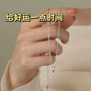 s999足銀錦鯉項鏈女簡約森系甜美小清新學生純銀小魚吊墜鎖骨鏈 錦鯉項鏈