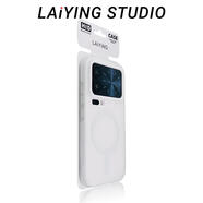 作強藍色果凍二合一適用小米17promax新款手機殼膚感純色xiaomi17pro時尚17專用磁吸防摔保護情侶男女 白色果凍二合一 小米17Pro