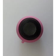 sjsdjiahui小漢堡迷你版3.5MM圓孔插線(xiàn)手機筆記本電腦小音響 充電款外放音箱 198-粉紅色