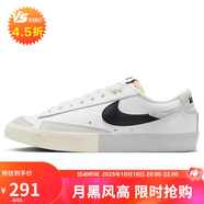 耐克NIKE運(yùn)動板鞋男復(fù)刻BLAZER LOW運(yùn)動鞋DZ2544-100白黑42.5
