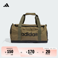 adidas運動(dòng)健身便攜斜挎手拎包男女新款阿迪達斯官方   巖層橄欖綠/黑色   NS