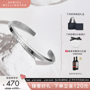 丹尼尔惠灵顿（DanielWellington）DW手镯女时尚饰品情侣对镯银色手环520礼物送女友DW00400004