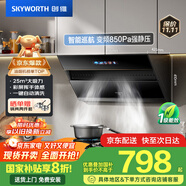 創(chuàng)維（Skyworth）抽吸排油煙機(jī)家用側(cè)吸式25立方大吸力 以舊換新家電國家補(bǔ)貼20% 一級(jí)能效脫排靜音自凈清洗Y118S