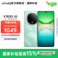 vivo Y300 國家補(bǔ)貼 新一代超級揚(yáng)聲器 6500mAh超薄藍(lán)海電池 超抗摔護(hù)眼直屏 拍照 AI 手機(jī) 青松 8GB+256GB 官方標(biāo)配