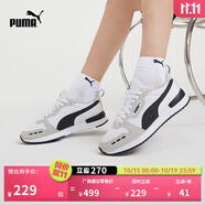 彪馬（PUMA）【復(fù)古跑鞋】緩震透氣薄底鞋休閑鞋男女運(yùn)動鞋R78 373117 白-淺灰-黑色-02 40