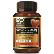 GO HEALTHY NEW ZEALAND新西蘭高之源深海魚油牡蠣片生蠔精葡萄籽奶薊草益生菌鹿茸精膠囊 源輔酶300mg膠囊60粒