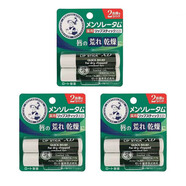 曼秀雷敦日本原裝潤唇膏曼秀雷敦XD 植物性 薄荷保濕護唇膏2支裝4g*2 24g(4g*6支(3板))