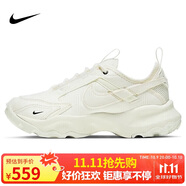 NIKE女休閑鞋老爹鞋TC 7900運動(dòng)鞋DD9682-100米黃38