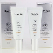 美素美素冰清玉潤粉嫩修顏隔離霜40g保濕提亮cc霜正品01號自然色 01自然色