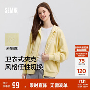森馬迪士尼米奇家族合作外套女連帽寬松2025春季繡花夾克109125108001