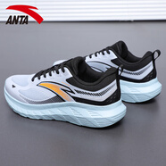 安踏（ANTA）男鞋運(yùn)動(dòng)鞋子男秋季跑步鞋休閑鞋男復(fù)古百搭旅游鞋 霧灰/基礎(chǔ)黑 40.5