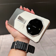 鱷甲衛(wèi)  華為mate60pro+非凡大師隱形支架手機(jī)殼mate50秒變Rs保時(shí)捷真皮拼接商務(wù)男女款 【白沙銀】秒變非凡大師+配套水凝膜 華為 Mate 50 RS