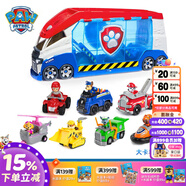 汪汪隊(duì)立大功（PAW PATROL）汪汪隊(duì)玩具全套狗狗巡邏車幼兒園耐摔滑行兒童玩具3-6歲生日禮物 變形大卡車+6輛救援車