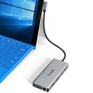 TOTU USB C 12合1 Surface Pro擴展塢 4K HDMI/PD/網(wǎng)口/VGA TypeC筆記本