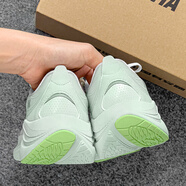 安踏（ANTA）女鞋運動(dòng)鞋春夏新款學(xué)生增高軟底舒適輕便百搭網(wǎng)面休閑鞋跑步鞋女 淺曦綠【葉子6-秋冬密網(wǎng)】 36.5 【官方正品-現貨速發(fā)】