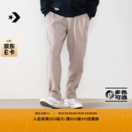 匡威（Converse）官方 秋冬新品男簡約星箭插扣腰帶直筒褲長褲MCJ130 MCJ130-X9V L (175/82A)