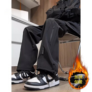 BAA AND BAA沖鋒褲男秋冬季款潮牌美式機能寬松直筒褲子男士運動(dòng)休閑工裝褲 RK33加絨【高質(zhì)量】-HMFS 加絨 L 建議100-120斤