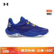 安德瑪（UNDERARMOUR）庫(kù)里Curry Splash 24 AP男女情侶運(yùn)動(dòng)籃球鞋3027262 皇室藍(lán)400 42