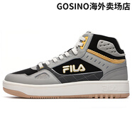 斐樂（FILA）HERITAGE BASKETBALL革 圓頭系帶 減震防滑耐磨 高幫籃球鞋 42