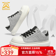 CABBEEN【商場(chǎng)同款】卡賓大頭鞋男鞋秋季百搭增高鞋子男時(shí)尚潮流休閑鞋男 灰色 42