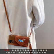 迅炫刺繡小狗適用華為nova12pro手機(jī)殼novo11ultra立體nowa10z卡包nove9se卡套8斜挎7i活力版6可背帶5z 棕色-刺繡狗狗卡包+手繩+斜挎繩 華為 nova 12 Pro