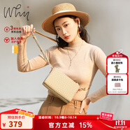 why女包時(shí)尚經(jīng)典小方包優(yōu)雅斜挎手機包百搭包包女包送媽媽送婆婆禮物 杏色