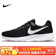 耐克NIKE女休閑鞋透氣緩震TANJUN運(yùn)動(dòng)鞋DJ6257-004黑白36.5