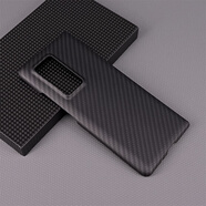 華為（HUAWEI）適用適用華為手機殼x2折疊屏薄凱夫拉芳綸碳纖維保護套mx2典藏版 大孔啞黑/單后蓋 1500D 華為 Mate X2