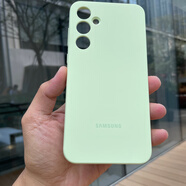 三星（SAMSUNG）適用于原裝三星A55原裝保護套A54液態(tài)硅膠手機殼Galaxy A55純色保 原裝液態(tài)硅膠裸殼 綠色 三星Galaxy A54 5G