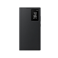 三星（SAMSUNG）S24 Ultra插卡式智能視窗保護(hù)套 原裝手機(jī)殼 翻蓋手機(jī)套 原廠手機(jī)殼  SM-S9280手機(jī)殼  S24Ultra 黑色