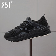 361°女鞋運(yùn)動(dòng)鞋夏季新款防滑361度網(wǎng)面透氣戶外鞋女休閑旅游鞋子3301 曜石黑/煙灰 36