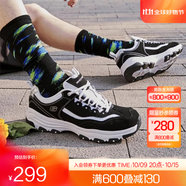 斯凱奇（Skechers）奧利奧熊貓鞋丨老爹鞋女經典黑白復古春夏輕便潮流增高運動休閑鞋 【男款】黑色/白色-BKW 40