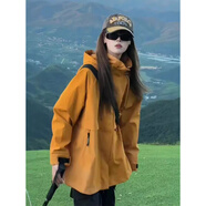 棉致三合一沖鋒衣女山系戶外防風(fēng)防水夾克可拆卸外套春秋冬季加厚 向日葵【963518常規(guī)高品質(zhì)】 3XL 170-180斤